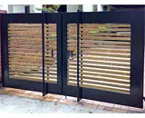 Chengal (Chengai) Wood Driveway Gate