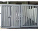 Iron Louvre Driveway Gate