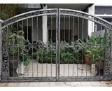 Wrought Iron Driveway Gate at Jalan Limbok