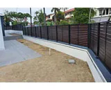 Chengal Wood Wall Top Fence