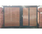 Aluminium Gate with Mild Steel Frame