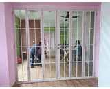Lattice Folding Partition Door