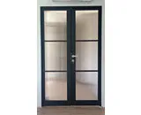 Opaque Fluted Glass Doors