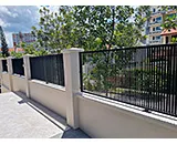 Iron Louvre Fence Railings