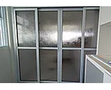 Sliding Doors with Acrylic Opaque Panels
