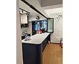 Folding Windows & Swing Door for Kitchen Bar Counter