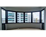 Mild Steel Slim Grilles for Round Balcony