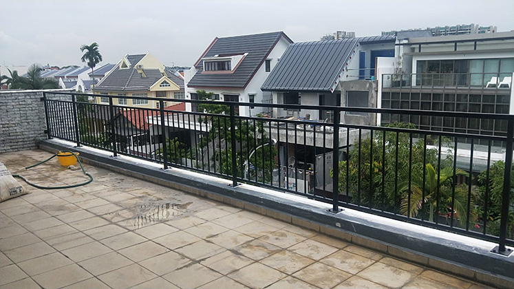 mild steel balcony railing design singapore