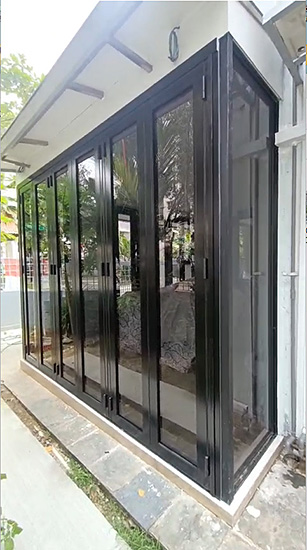 Euro Profile Foldable Door for Partition & Balcony in Singapore