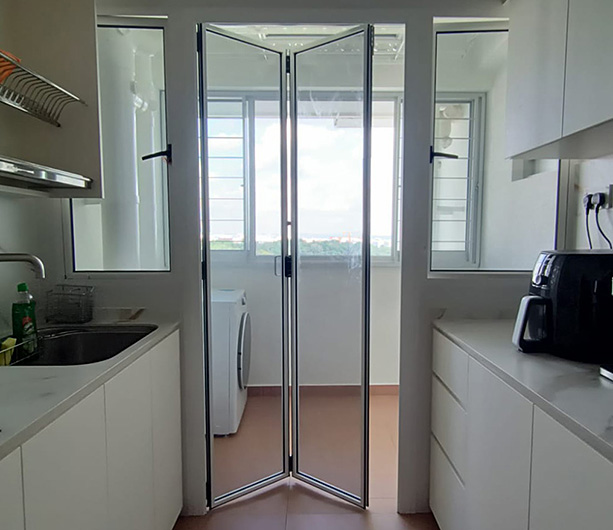 Kitchen Slim Bifold Doors