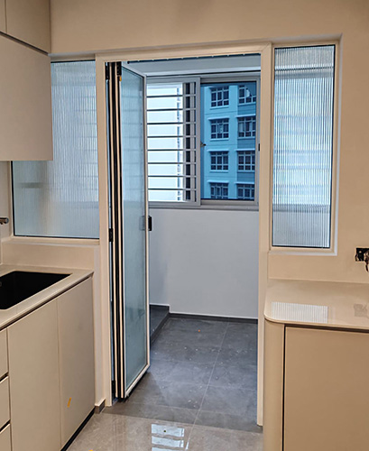 Yard & Kitchen Bi-Fold Door