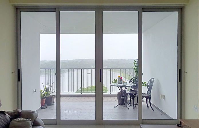 Balcony Sliding Glass Door Installation