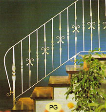 Wrought Iron Staircase Railing